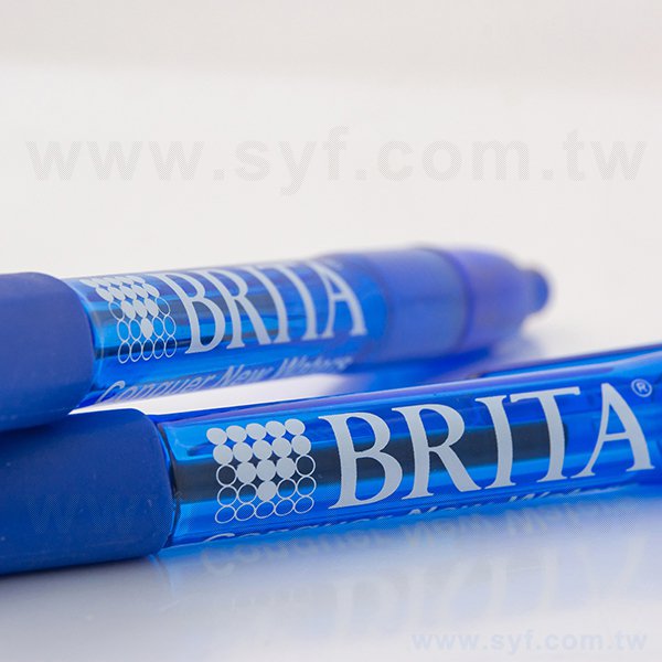 廣告筆-造型防滑筆管環保禮品-單色中油筆-五款筆桿可選-採購訂製贈品筆_3